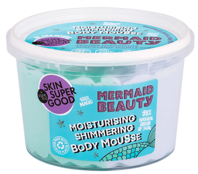 Skin Super Good Mermaid Beauty Mousse Corporal con Brillo 250 ml