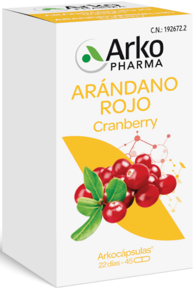 Arkopharma Rojo Arkocápsulas Árandano 45 Cápsulas