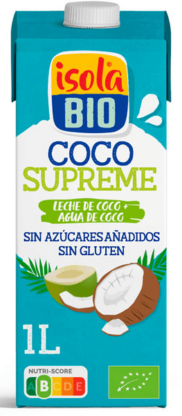 Isola Bio Bebida De Coco Supreme 1 L