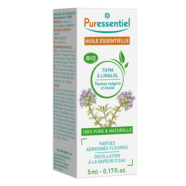 Huile Essentielle Thym à Linalol Bio 5ml 4