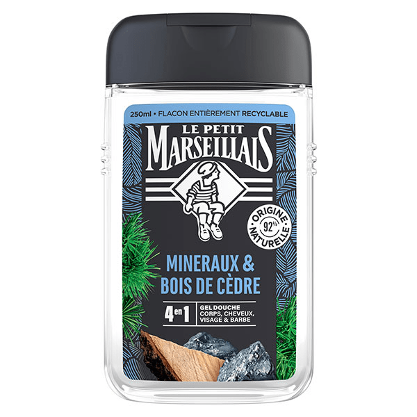 Gel Douche Homme Minéraux & Bois de Cèdre 250ml 3