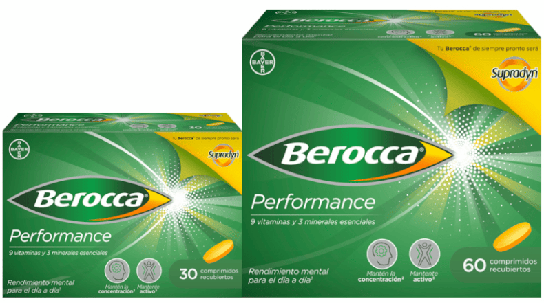 berocca performance vitaminas y rendimiento 6030 comprimidos formato ahorro