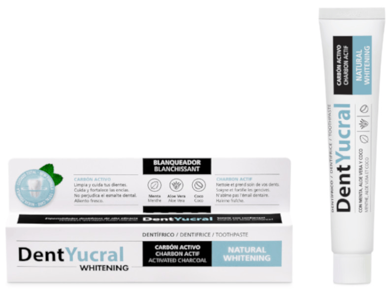 Dentyucral Crema Dental Whitening Carbón Activo 75 ml