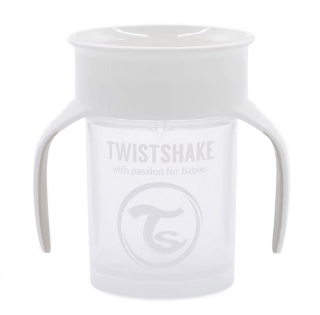 Twistshake Blanco Training Cup 360 +6M 1 Ud - Imagen 2