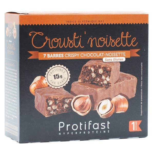 En-Cas Hyperprotéiné Crousti' Noisette 7 barres 2