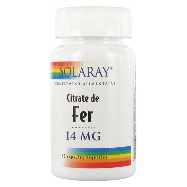Fer 14mg 60 capsules végétales