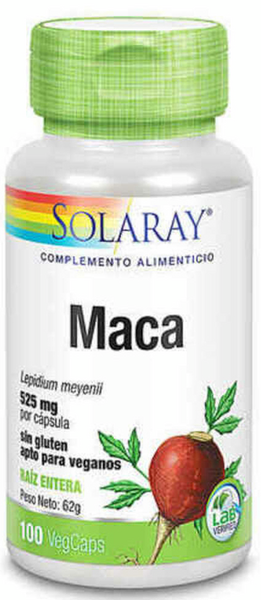Solaray Maca 525 Mg 100 Cápsulas