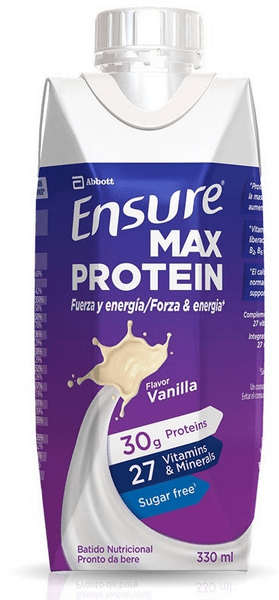 Ensure Max Protein Tetra Brick Vainilla 330 Ml