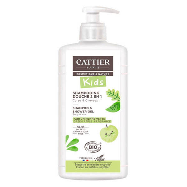 Kids Shampoing Douche 2 en 1 Pomme Verte Bio 500ml 4