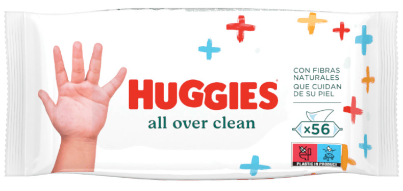 Huggies All Over Clean Toallitas Bebé 56 Uds