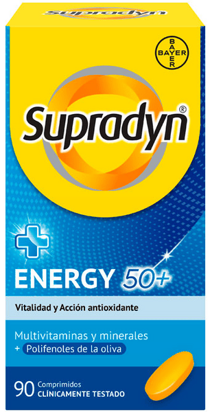 Supradyn Energy 50+ Vitaminas, Minerales y Energía 90 Comprimidos