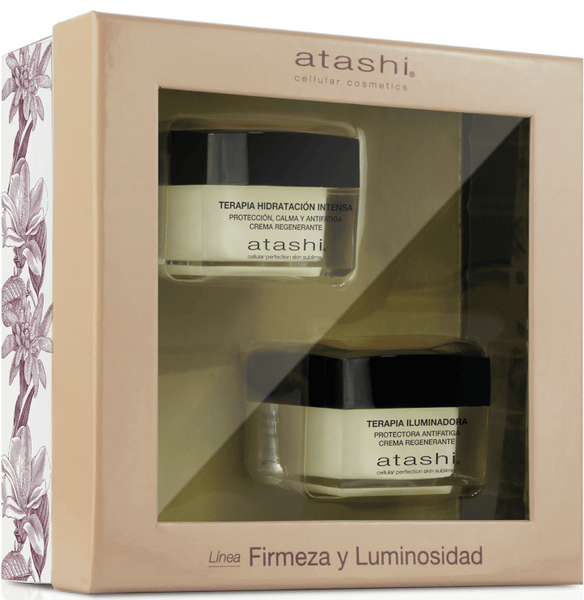 Atashi Crema Iluminadora 50 ml + Crema Nutritiva 50 ml