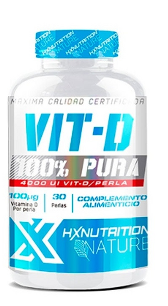 Hxnutrition Vitamina D 100% Pura 30 Perlas