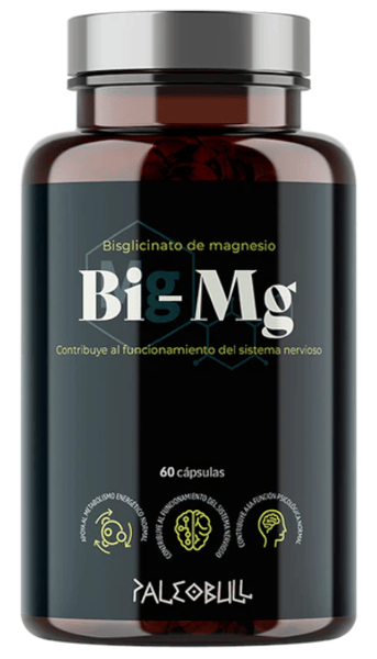 Paleobull Bisglicinato de Magnesio 60 Cápsulas