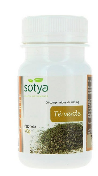 Sotya Té Verde 700 mg 100 Comprimidos