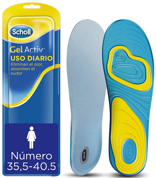 Scholl Plantillas Gel Activ Mujer 1 Par (Talla 35,5-40,5)