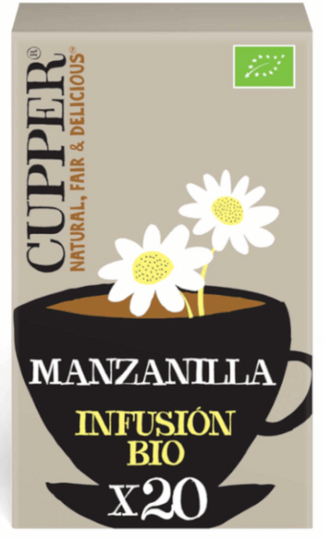 Cupper Infusión Just Chamomile Bio 20 Sobres - Imagen 4