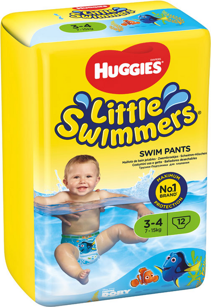 Huggies Little Swimmers Talla 3-4 12 Unidades