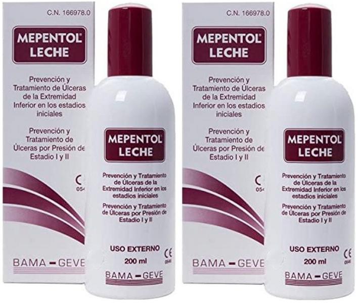 Imagen de Mepentol Leche emulsión 2x200 ml hidratante Ulceras en OfertitasTOP