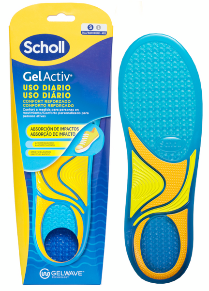 Scholl Plantillas Gel Activ Mujer Tecnología GelWave 1 Par (Talla 35,5-40,5)