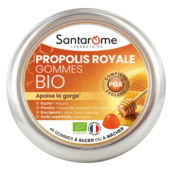 Gommes Propolis Bio Apaise la gorge 45 g