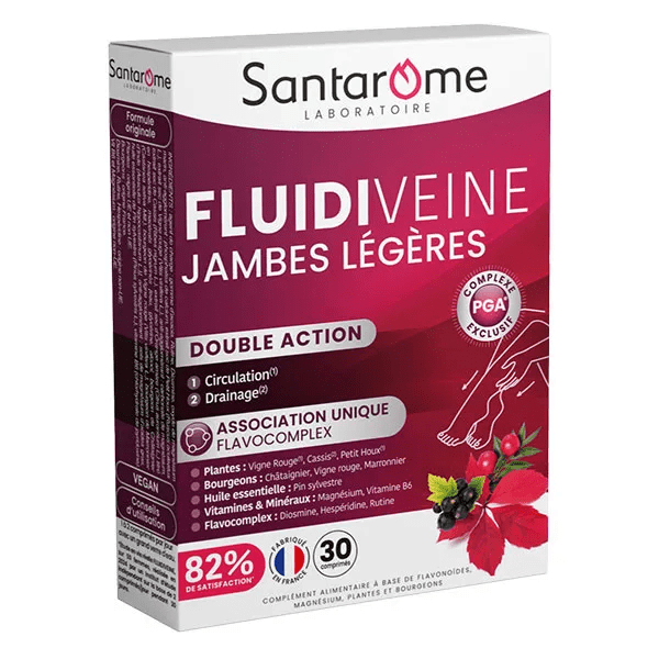 Santarome - Fluidiveine Jambes Légères - Circulation - 30 comprimés 4