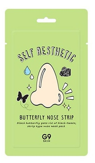G9 Skin Self Aesthetic Butterfly Nose Strip Parche Anti Puntos Negros 1Ud