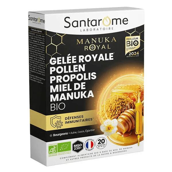 - Gelée Royale Pollen Propolis Miel de Manuka Bio - 20 ampoules 3