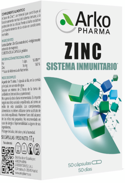 Arkovital Zinc 50 cápsulas