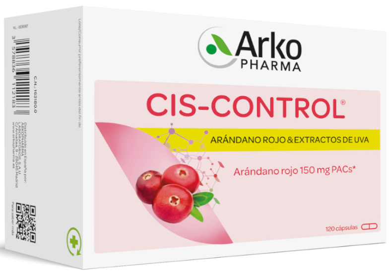 Arkopharma Cis-Control Cranberola 120 Cápsulas