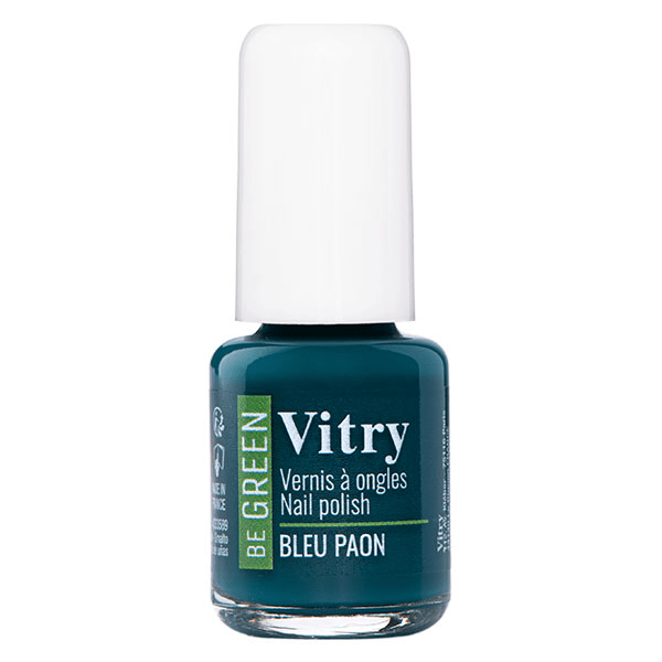 Be Green Vernis à Ongles N°107 Bleu Paon 6ml 3