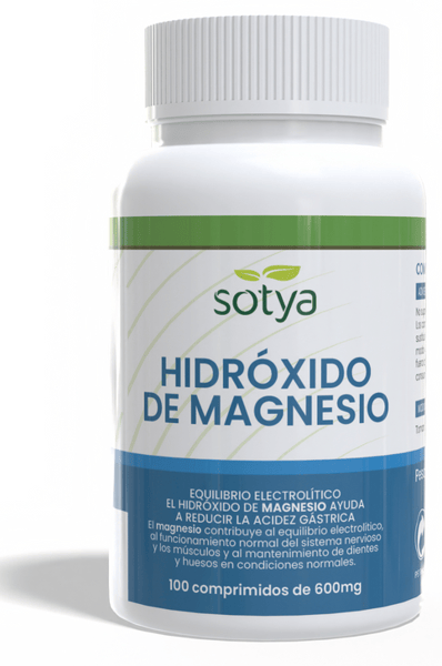 Sotya Hidróxido de Magnesio 100 Comprimidos de 600mg