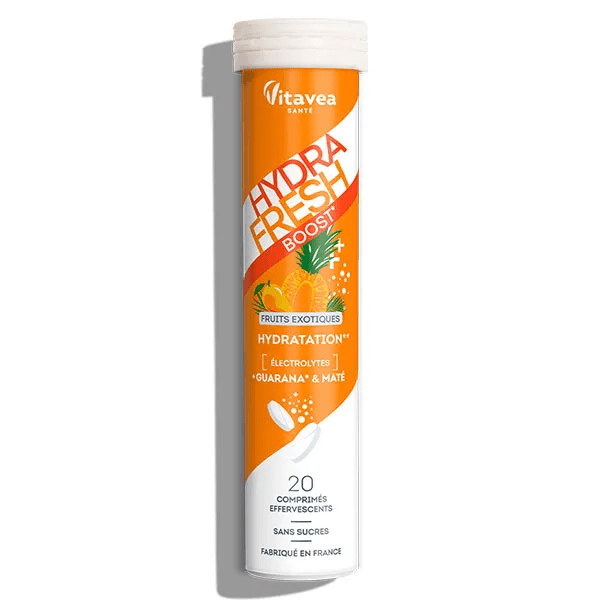 HydraFresh Hydratation Boost Guarana Maté 20 comprimés effervescents