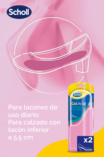 Scholl Plantillas Gel Activ Zapatos De Tacón Diario 1 Par (35-40,5)