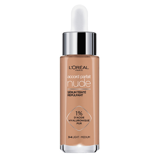 Accord Parfait Sérum Teinté Repulpant 3-4 Light Medium 30ml 2