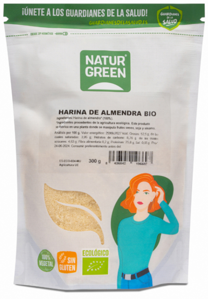 NaturGreen Harina De Almendra BIO 300g