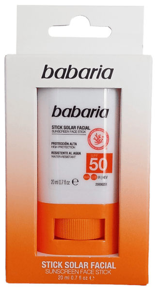 Babaria - Stick Solar Facial Spf 50 - 20 Ml 50001913 - Imagen 5