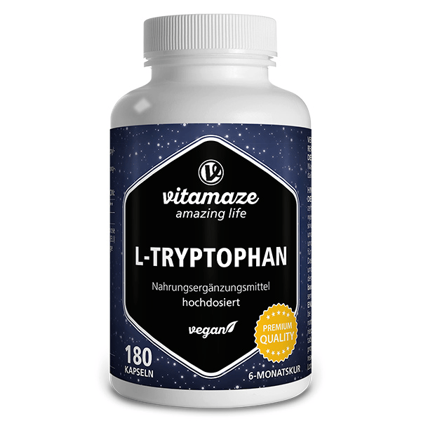 L-Tryptophane 500mg 180 capsules