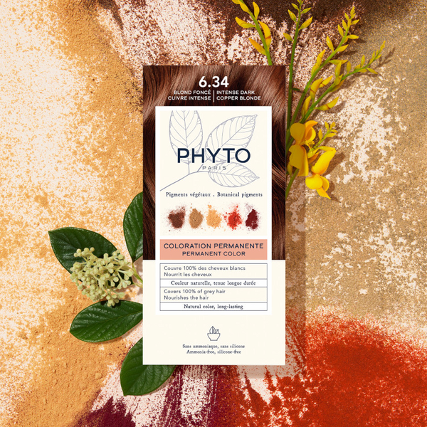 Phyto Phytocolor Tinte 6.34 Rubio Oscuro Cobrizo