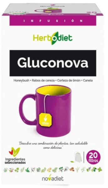Novadiet Herbodiet Gluconova 20 Filtros