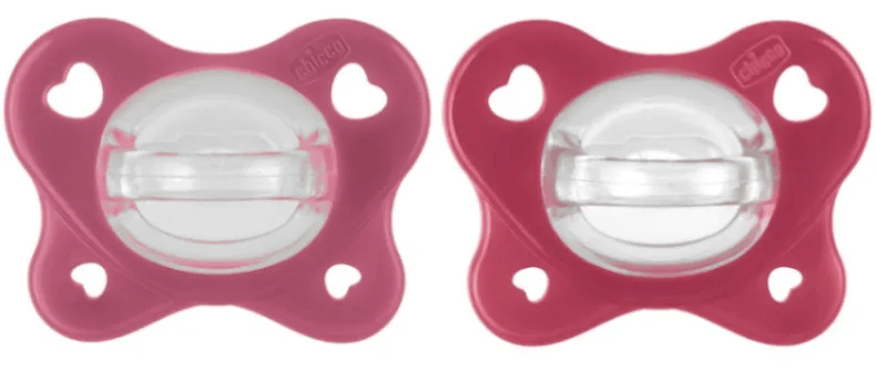 Chicco Rosa Chupete Physioforma Dual Soft 16-36M 2 Uds