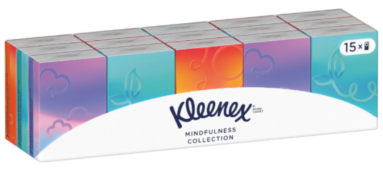 Kleenex Mini Pañuelos Bolsillo Mindfulness Collection 15 Uds