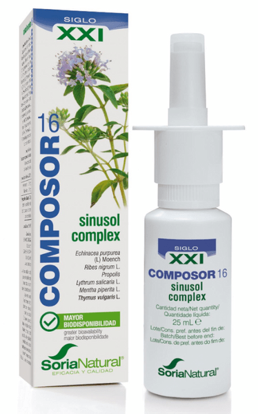 Soria Natural Composor 16 Sinusol Complex S.xxi 25 Ml