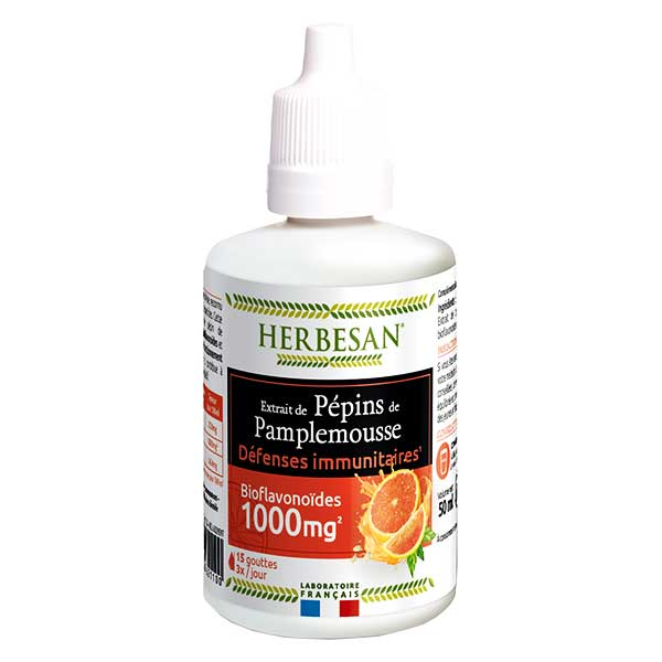 Extrait de Pépins de Pamplemousse 1000mg 50ml
