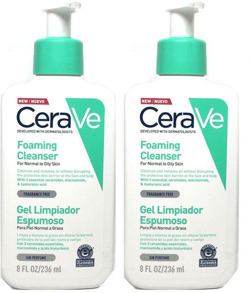 Cerave Gel Limpiador Espumoso 2x236 ml