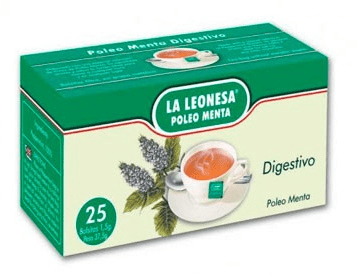 La Leonesa Poleo Menta 25 Bolsitas