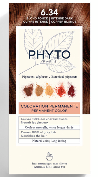 Phyto Phytocolor Tinte 6.34 Rubio Oscuro Cobrizo