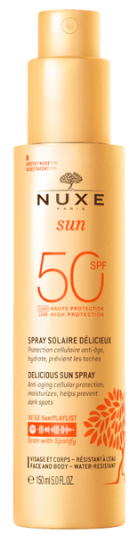nuxe sun spray fondant spf50 150 ml