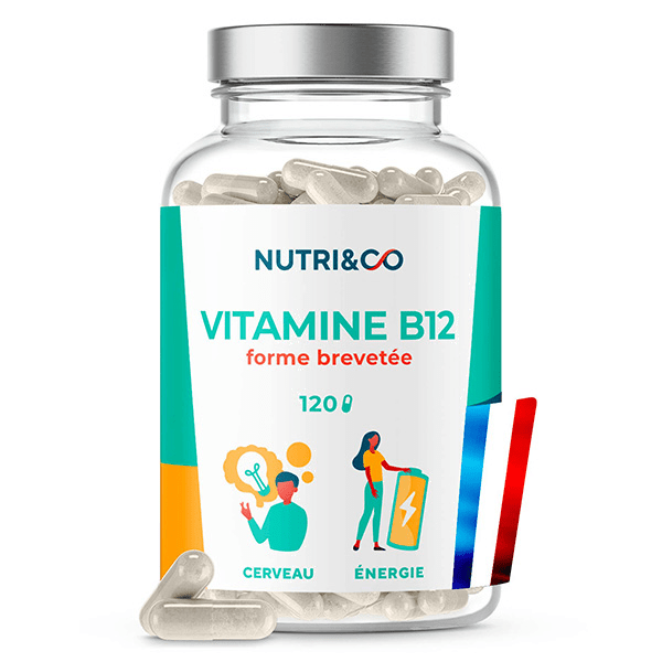 Nutri&Co Vitamine B12 brevetée vegan 120 gélules 4