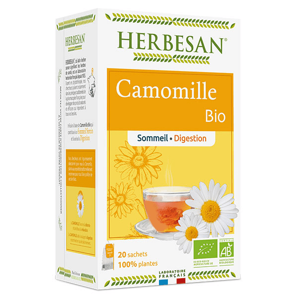Infusion Camomille Bio 20 sachets 2